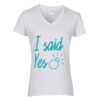 Heavy Cotton Women's V-Neck T-Shirt Thumbnail
